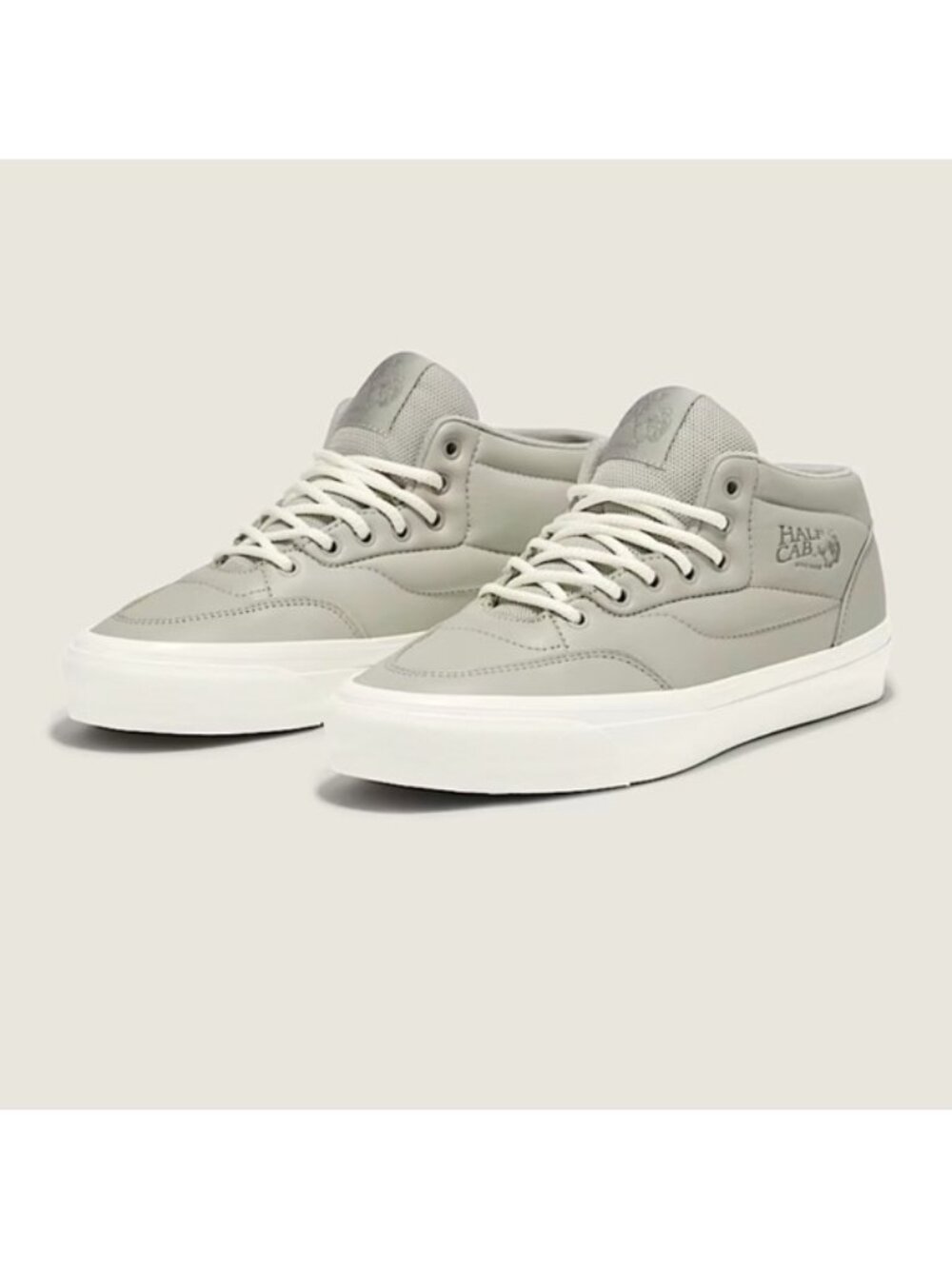 Vans OTW Half Cab Foam Leather Women Size 8.5 Warm Grey 0826
